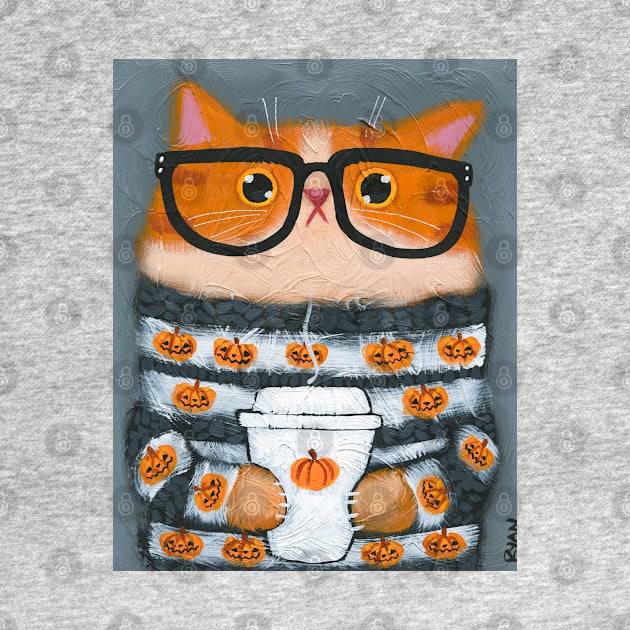 Sweater Weather Kitty by KilkennyCat Art